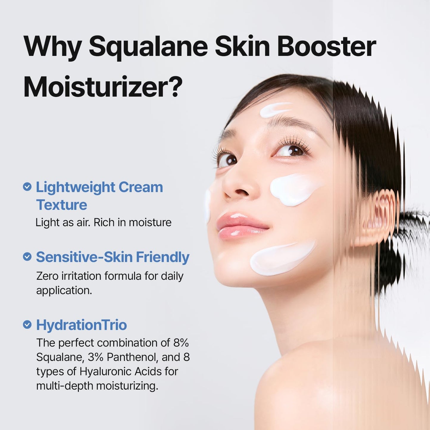 Squalane Skin Booster Moisturizer 150ml – 8% Squalane + Panthenol + Hyaluronic Acid