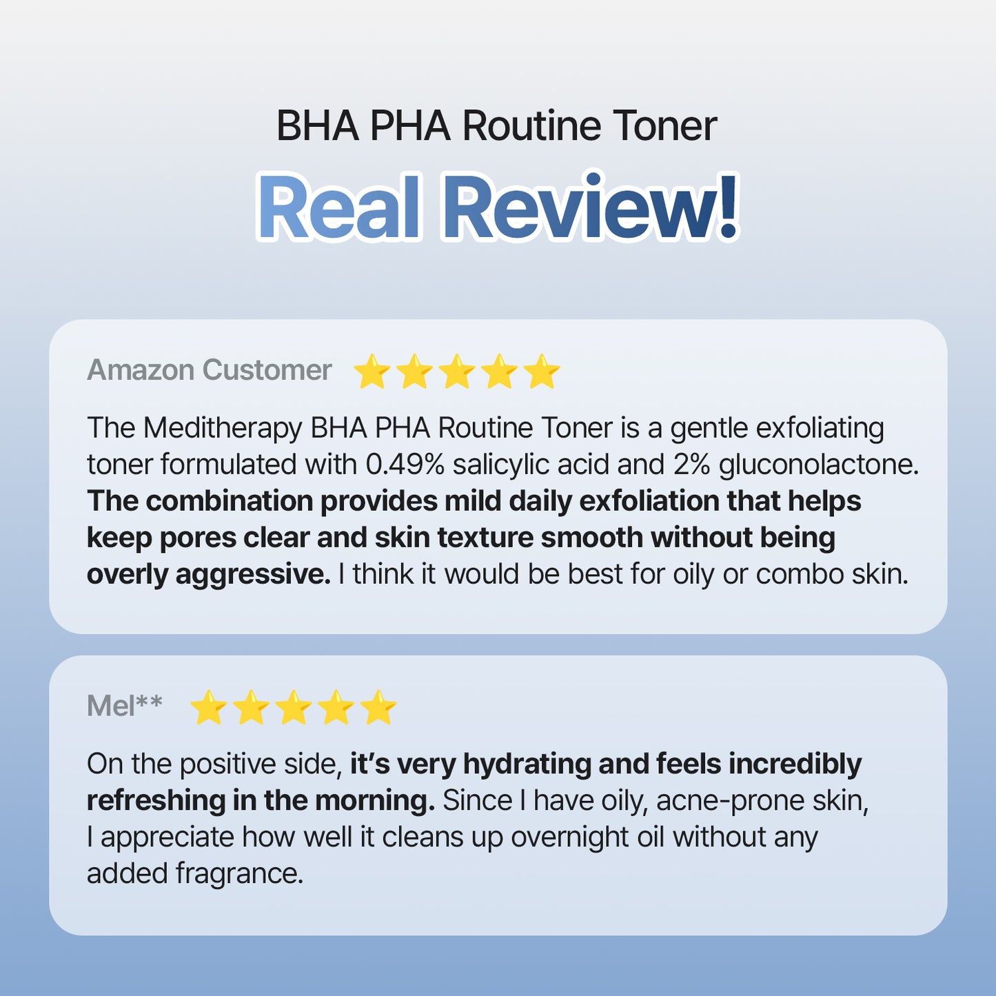 BHA PHA Exfoliating Moisture Toner