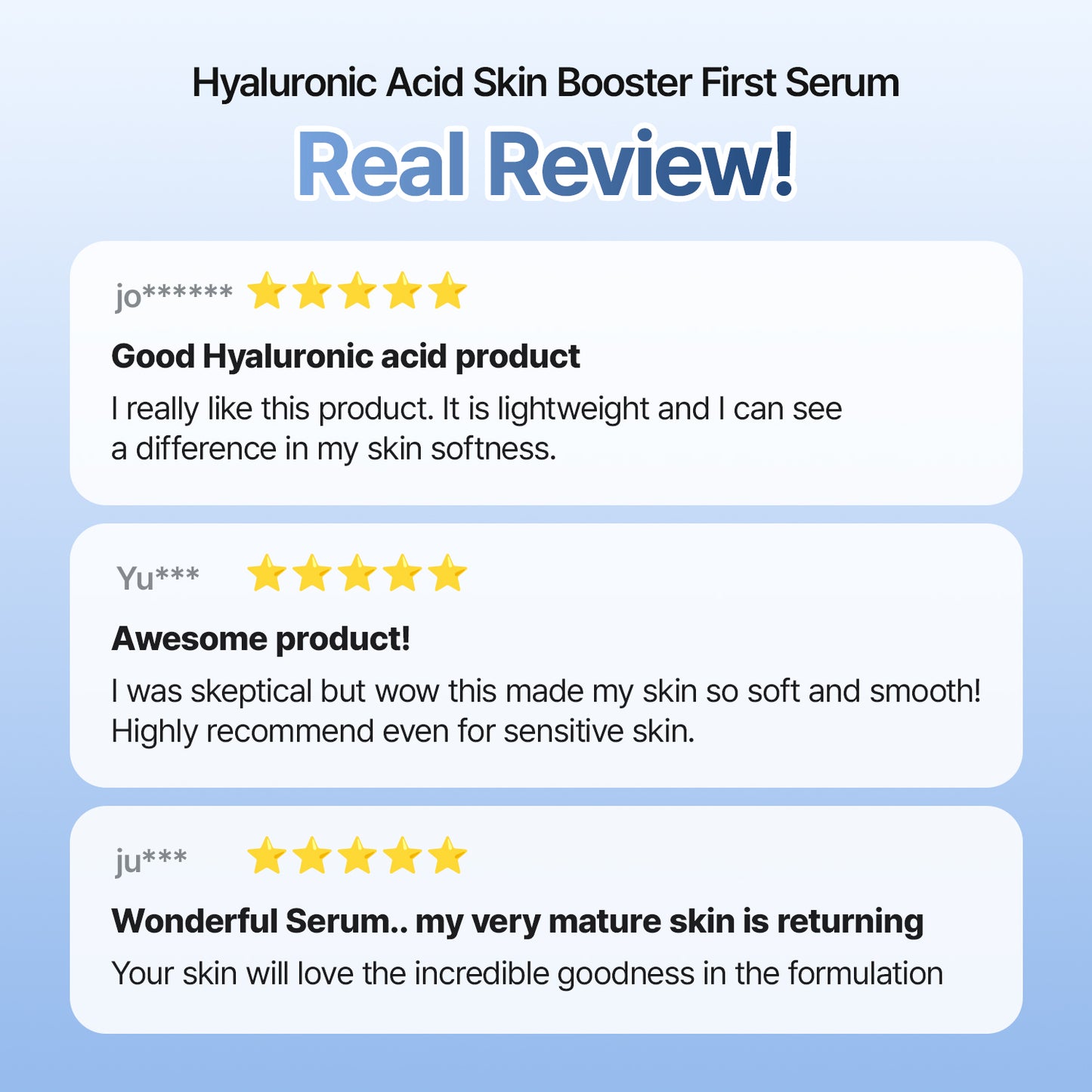 Hyaluronic Acid - Plump & Glow #1 K-Beauty Serum
