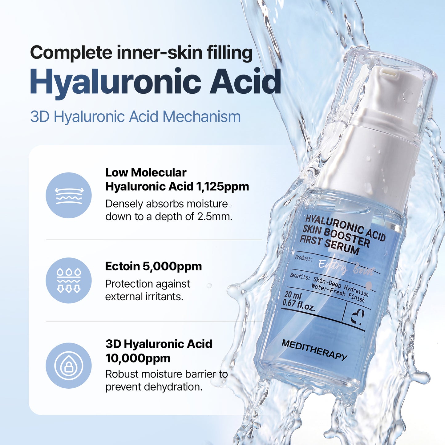Hyaluronic Acid - Plump & Glow #1 K-Beauty Serum