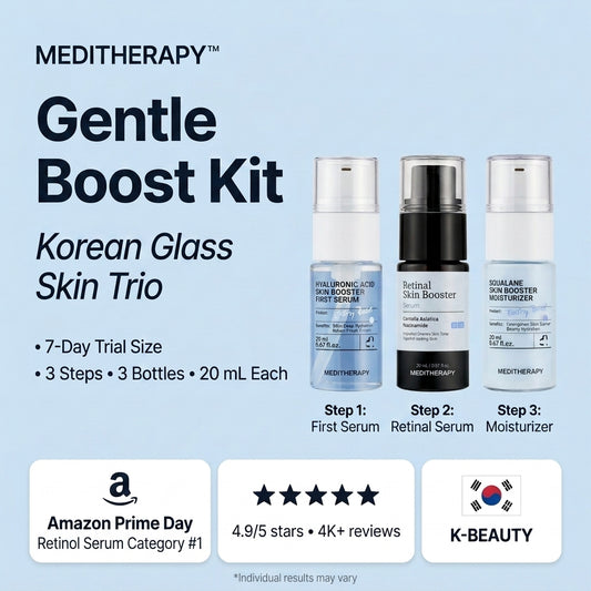Gentle Boost Kit — Retinal & Hyaluronic Acid Serum & Squalane Moisturizer Set