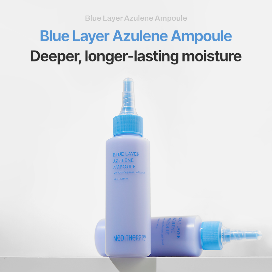 Bluelayer Ampoule Jet + Azulene Ampoule + Dome Mask + Water Cream