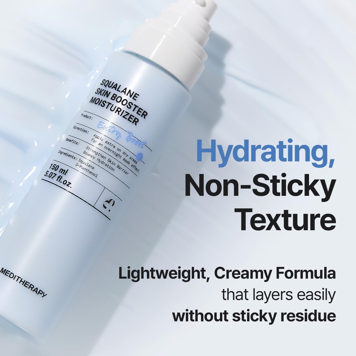 [28% OFF | $17.99] Squalane Skin Booster Moisturizer – 8% Squalane + Panthenol + Hyaluronic Acid