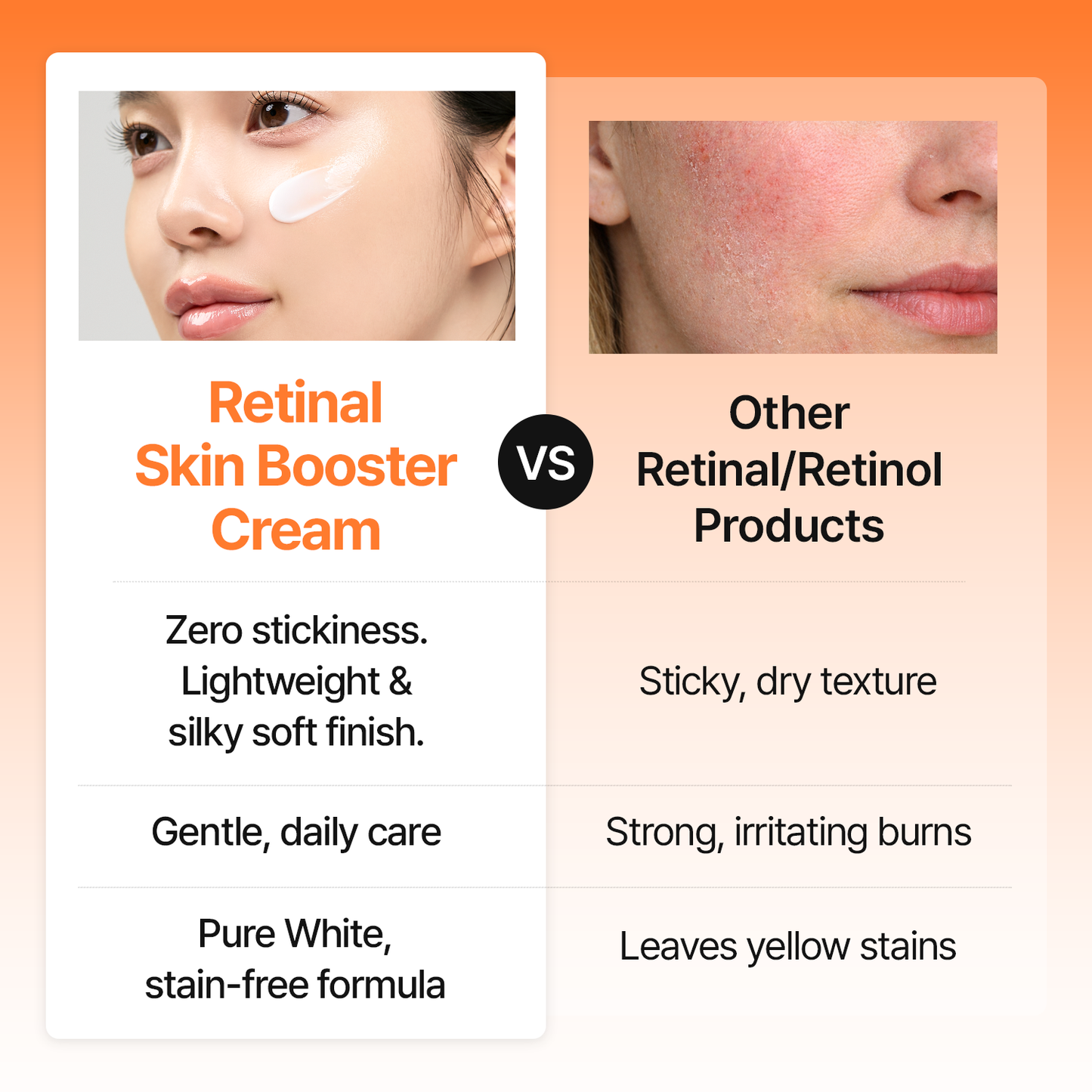 Retinal Skin Booster Cream - Clear, Flawless Glass Skin Texture