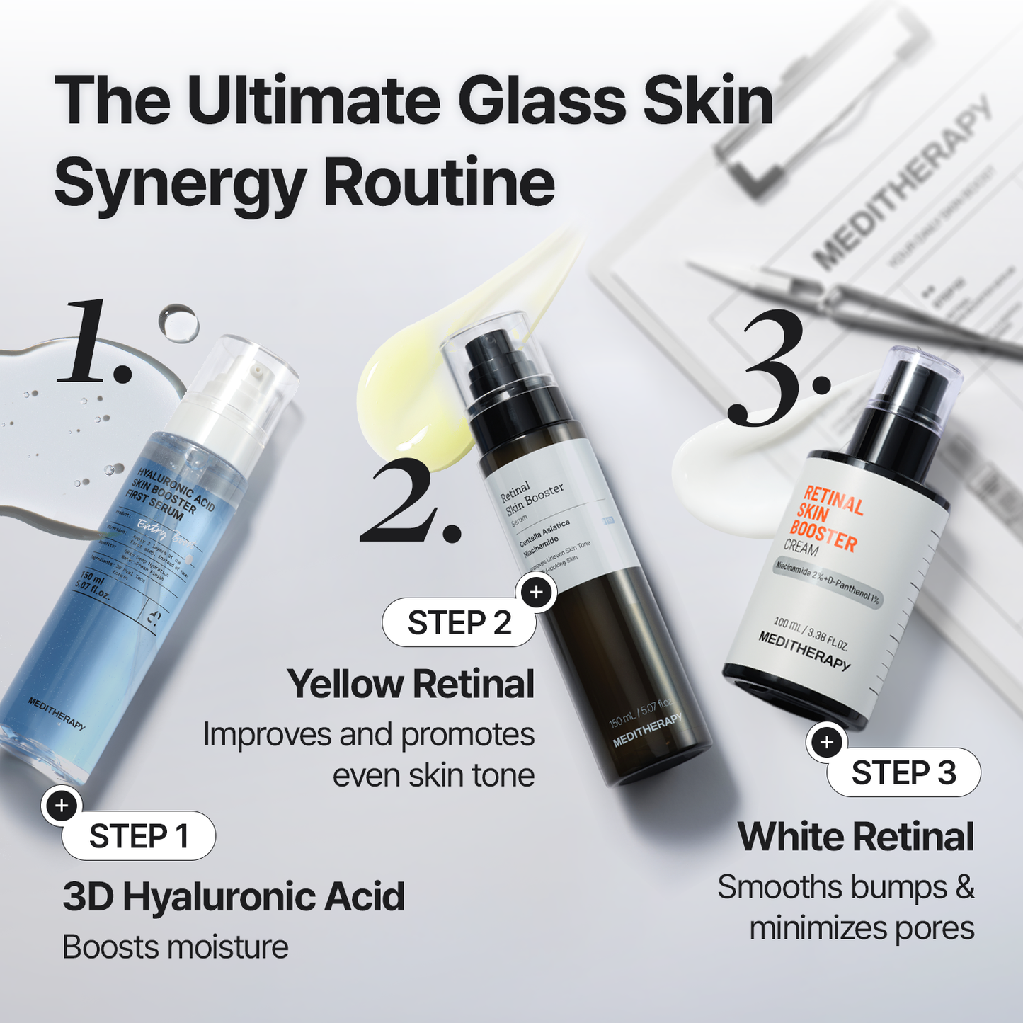 Retinal Skin Booster Cream - Clear, Flawless Glass Skin Texture