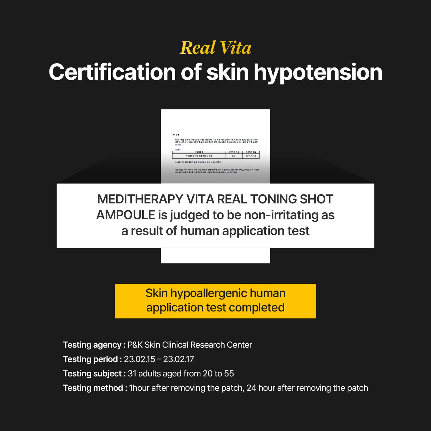 Vita Real Shot Toning Ampoule