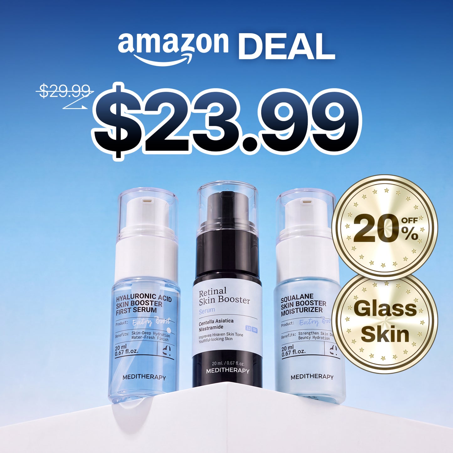 [20% OFF | $23.99] Retinal, Hyaluronic Acid & Squalane