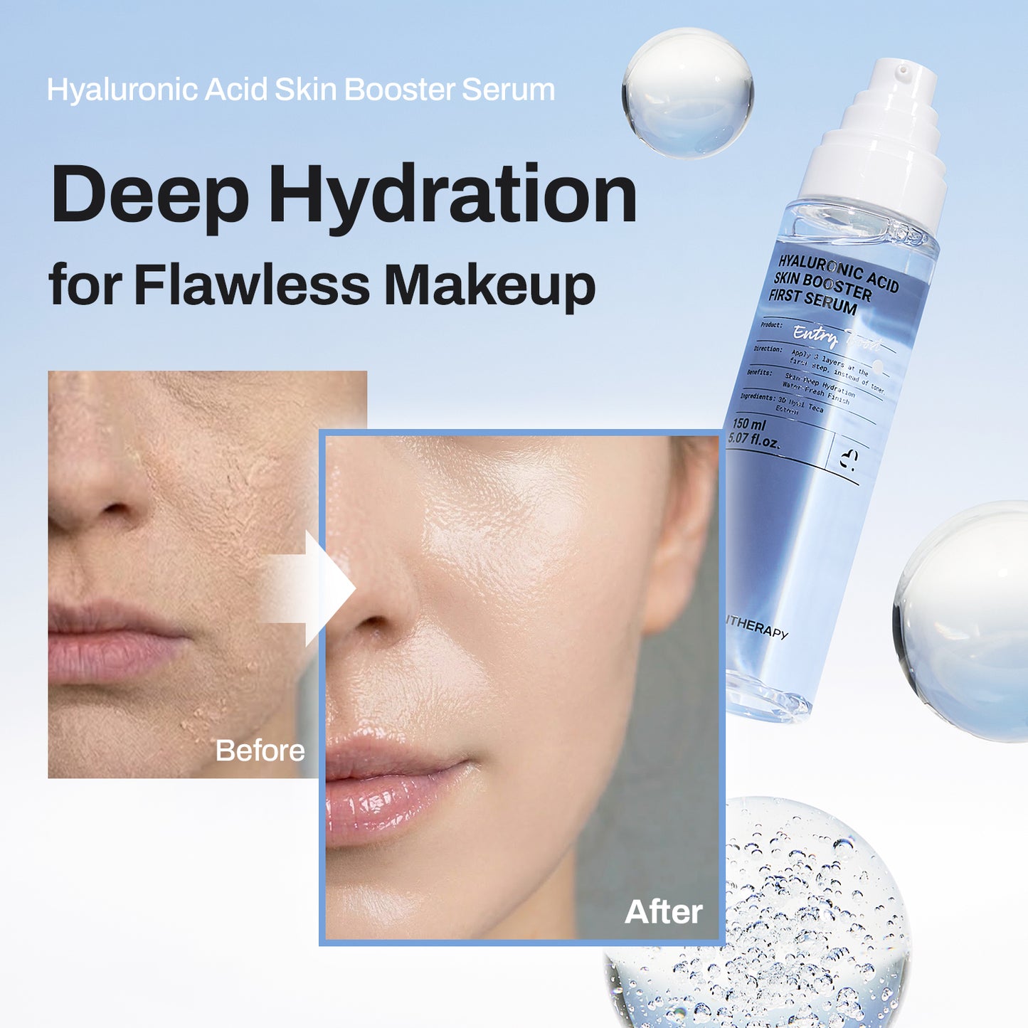 [Amazon's Choice] Hyaluronic Acid - Plump & Glow #1 K-Beauty Serum