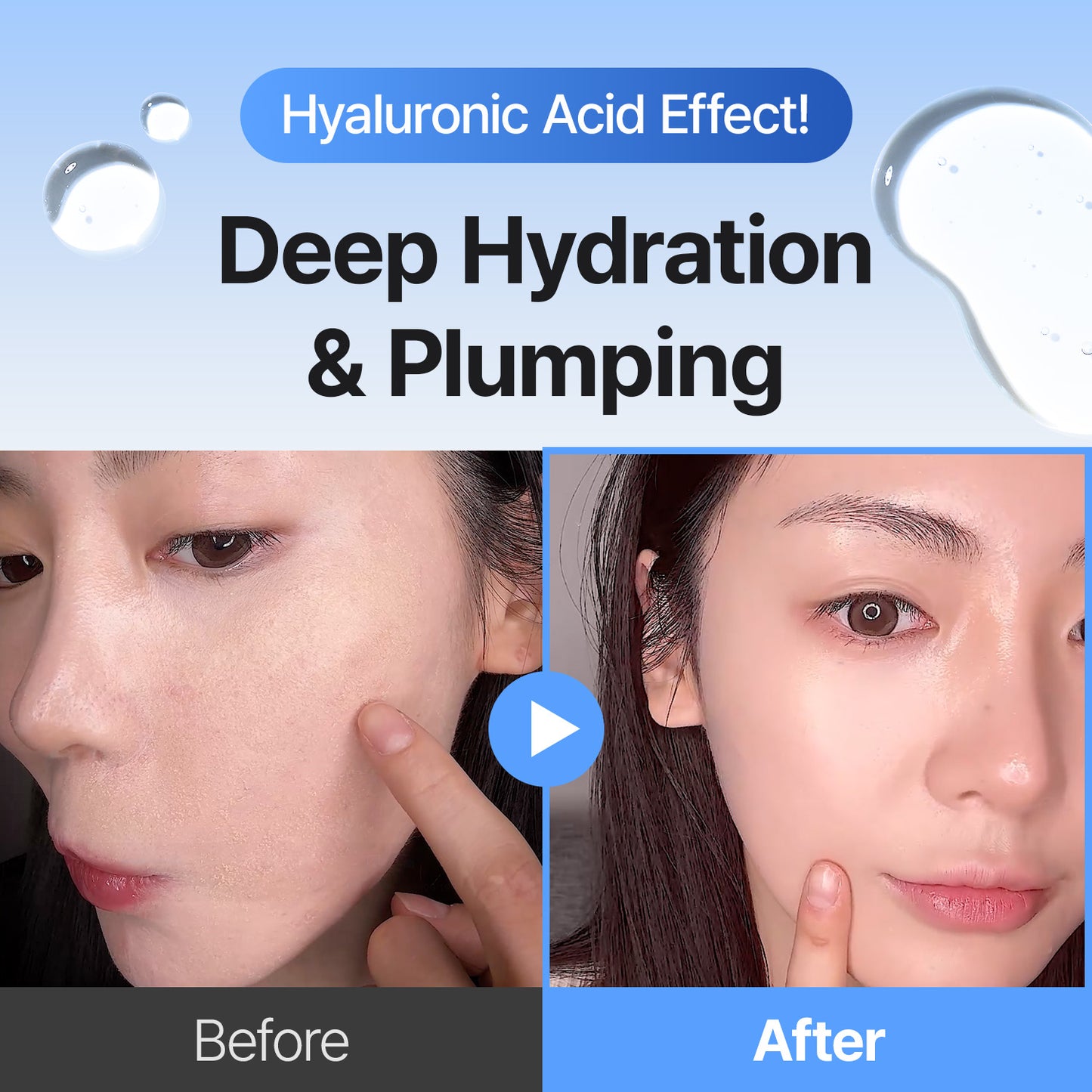 3-Step Korean Glass Skin Set — Retinal & Hyaluronic Acid & Squalane