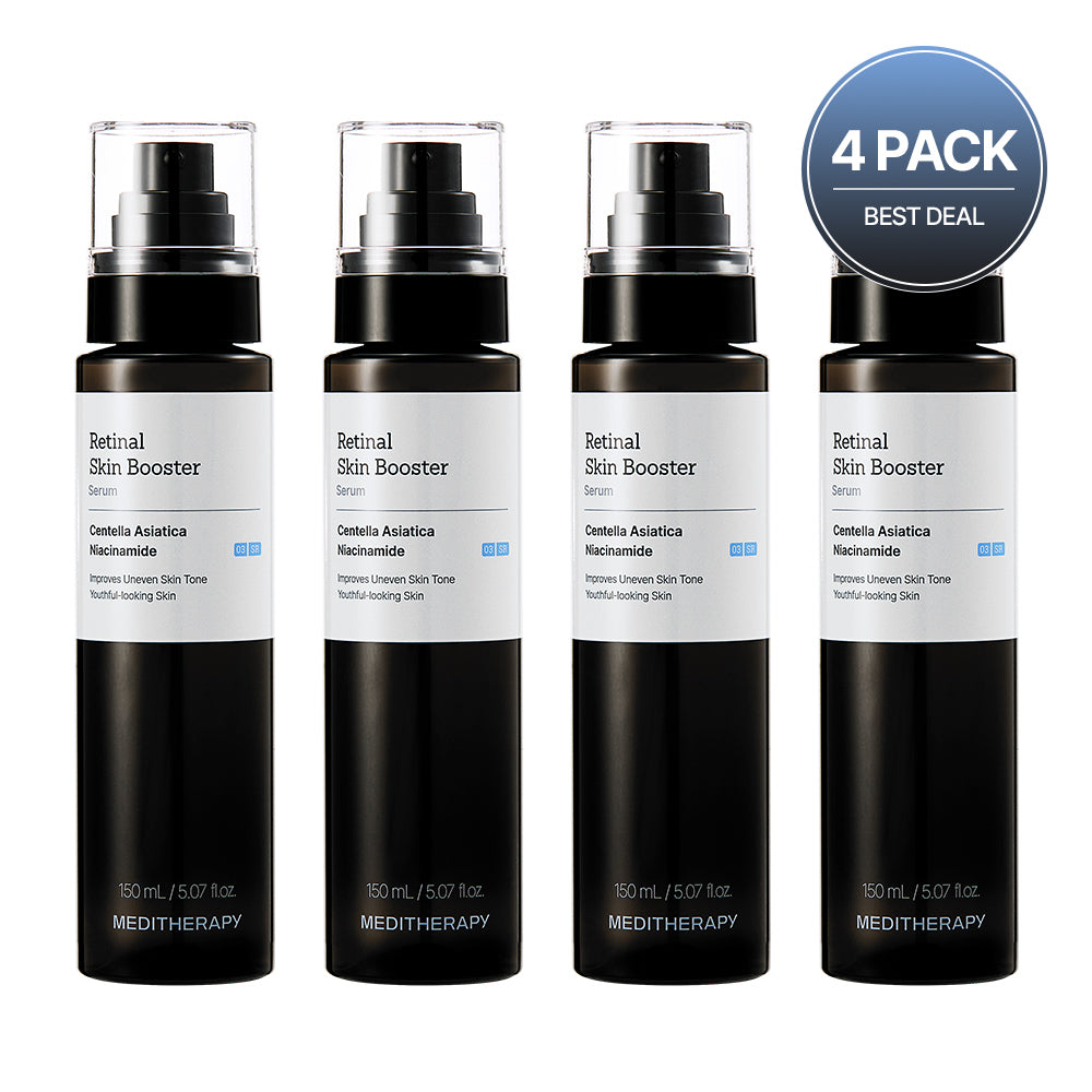 MEDIHEAL Retinal Skin Booster 4本セット Amazon #1] Retinal Skin Booster — All-in-One Glow Reset (XXL 5 fl