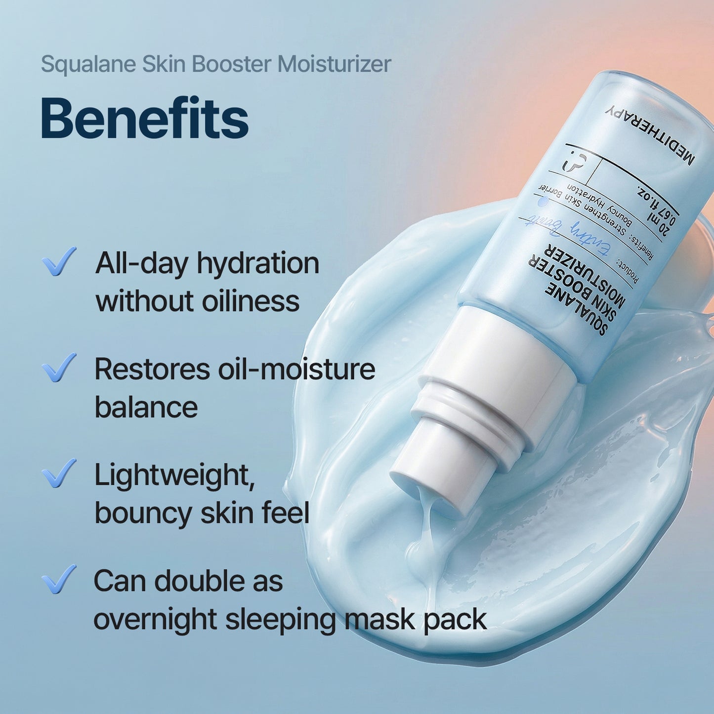 3-Step Korean Glass Skin Trio — Retinal, Hyaluronic Acid & Squalane Moisturizer