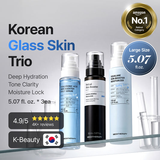 3-Step Korean Glass Skin Set — XXL 5.07 fl oz × 3