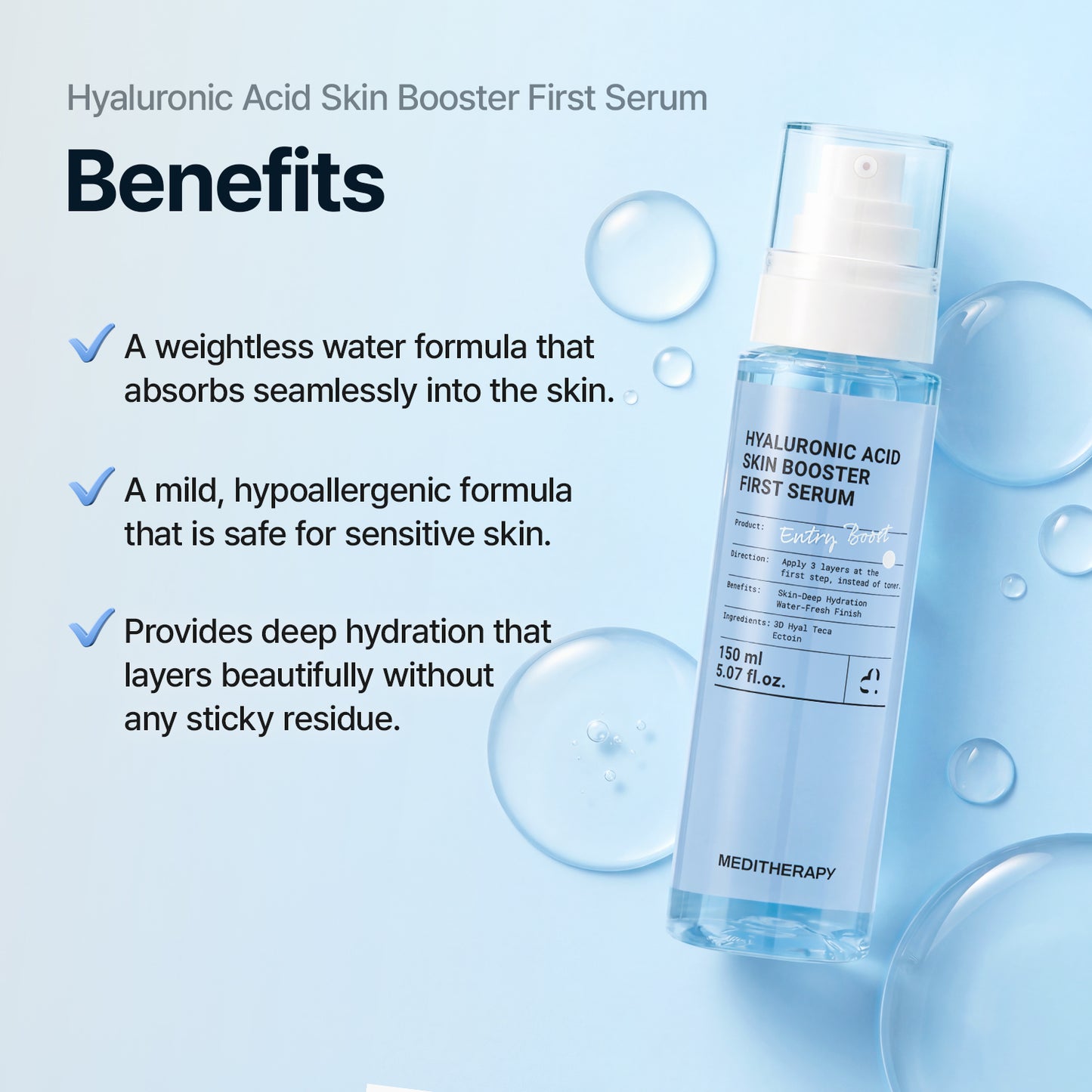 3-Step Korean Glass Skin Set — XXL 5.07 fl oz × 3