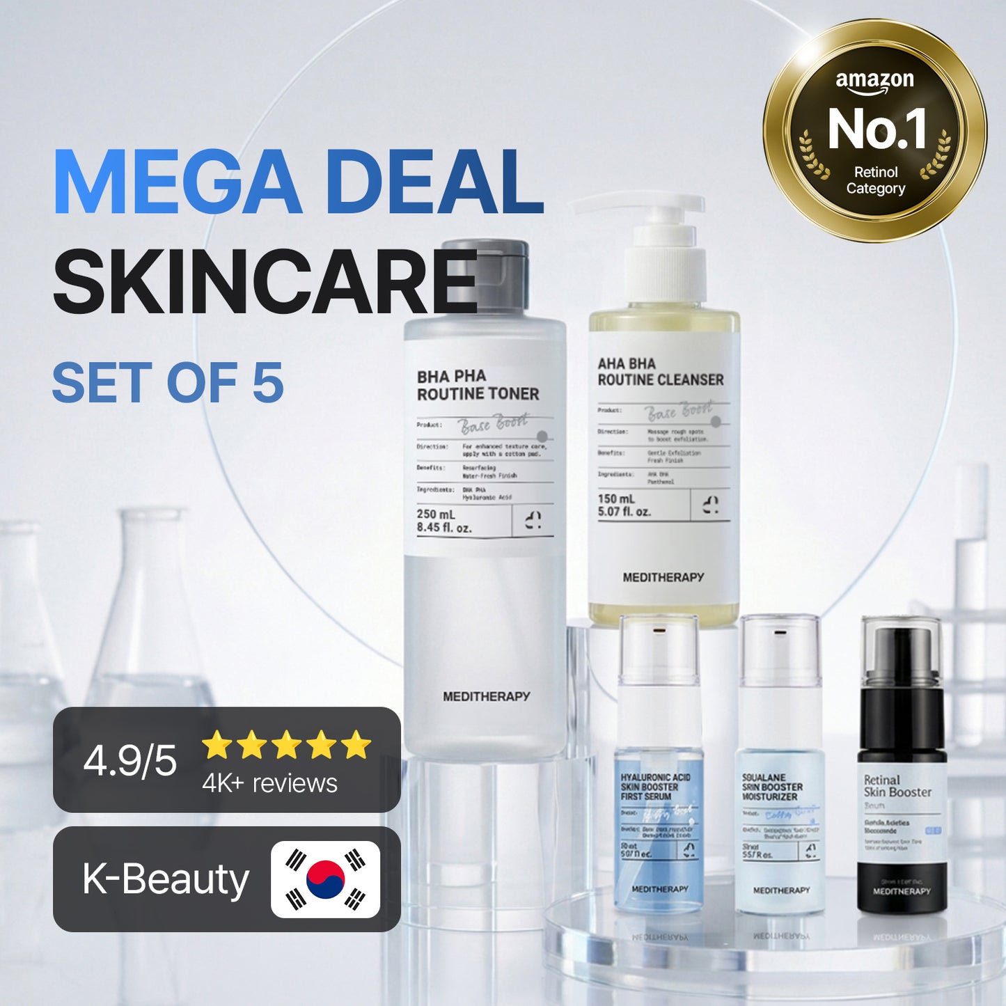 [Mega Deal] Cleansing & Skincare Set of 5