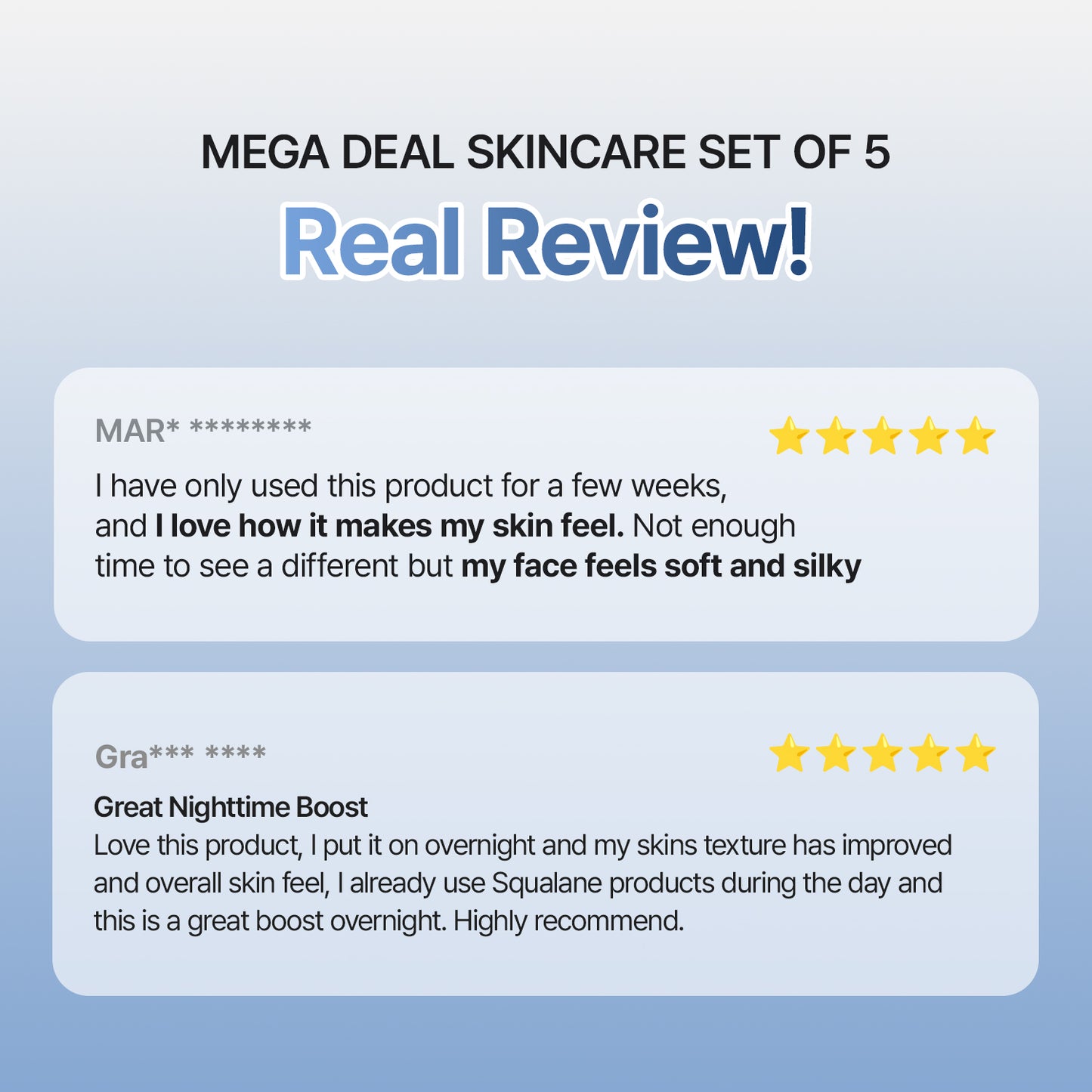 [Mega Deal] Cleansing & Skincare Set of 5
