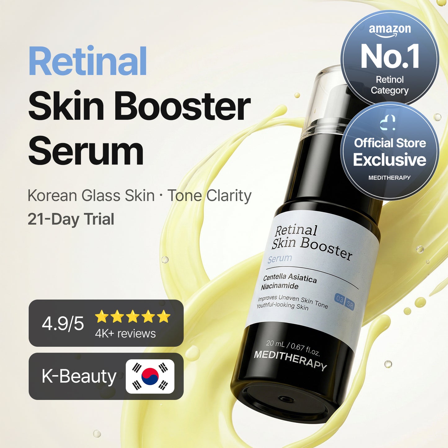 2-Step Korean Glass Skin Duo — Retinal &  Squalane