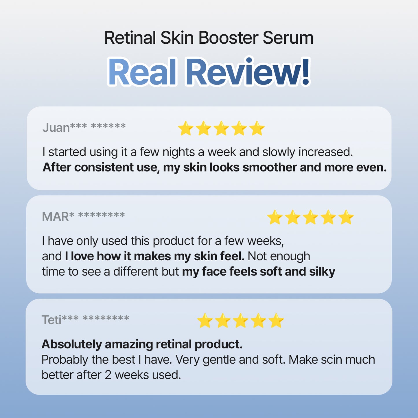 [Amazon #1] Retinal Skin Booster Serum — 21-Day Trial - TEST